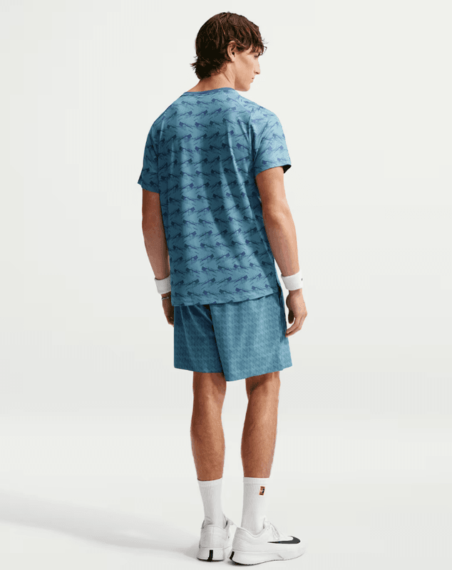 NikeCourt Advantage Men's Dri-FIT Tennis Top (New Slate / White)