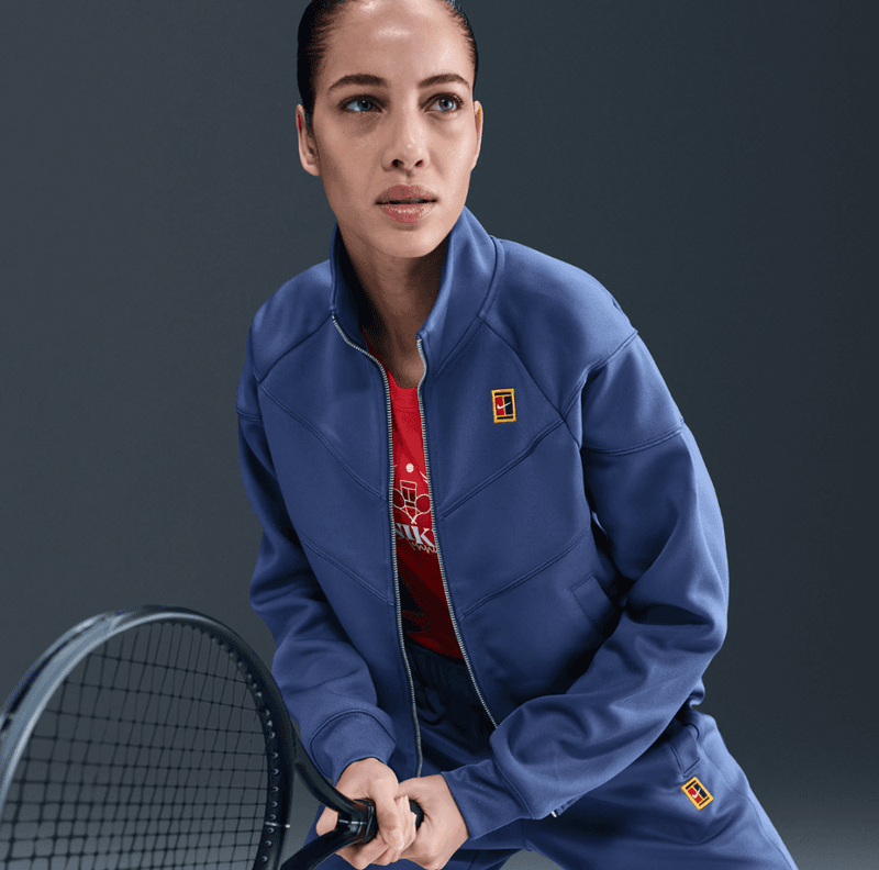 NikeCourt Heritage Windrunner Women's Tennis Jacket (Diffused Blue)