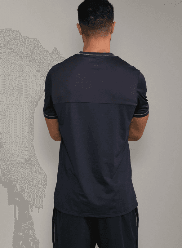 RS Men's Performance Tee - Crew Neck (Navy / Court Green)