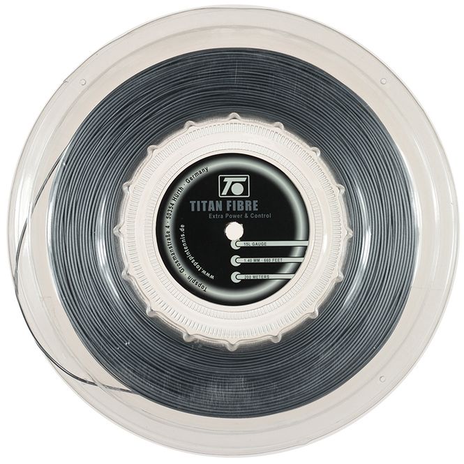 Hovedbilde Topspin Titanfibre Grå (200m)