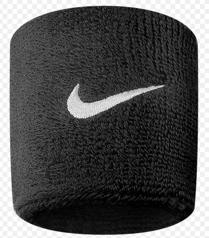 Nike Swoosh Wristband 2 Pack (Svart)