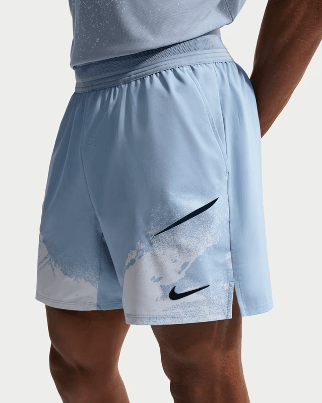 NikeCourt Slam Men's Dri-FIT Tennis Shorts (Work Blue / Hydrogen Blue / Black)
