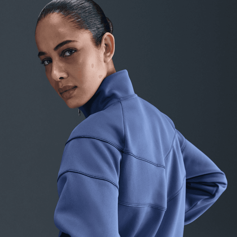 NikeCourt Heritage Windrunner Women's Tennis Jacket (Diffused Blue)