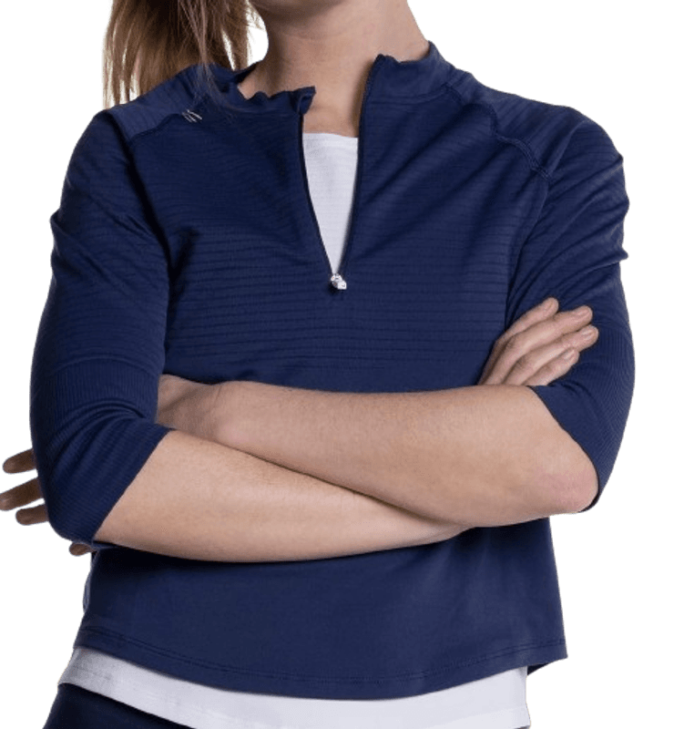 Stateofmind Half-Zip Long Sleeve (Navy)