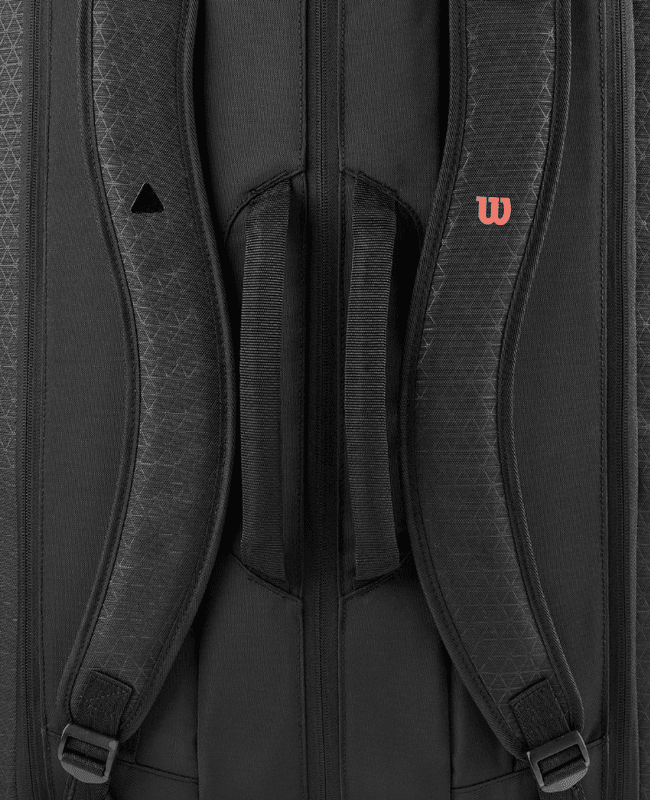 Wilson Clash V3 15PK Racket Bag (Svart / Rød)