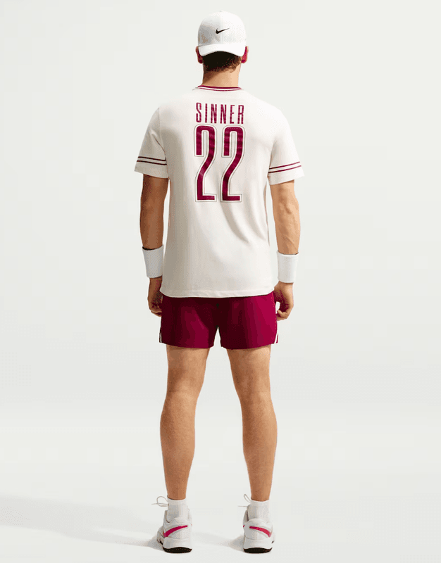 Nike Jannik Sinner Men's Dri-FIT Tennis Shirt (Pale Ivory)