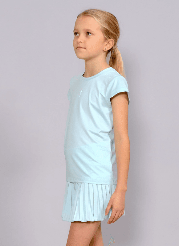 RS Girl's Performance Top - Mesh REC (Soft Teal / White)
