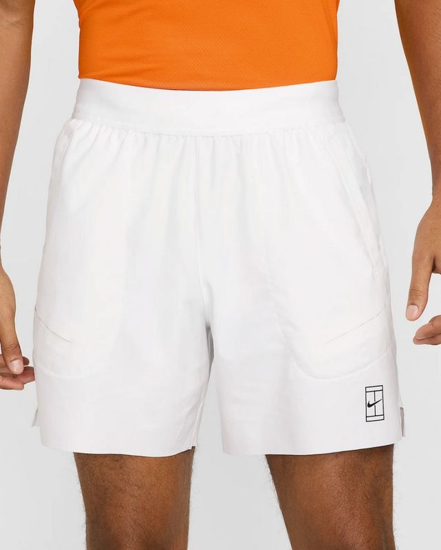 NikeCourt Advantage Men's Dri-FIT 6in Shorts (Hvit)
